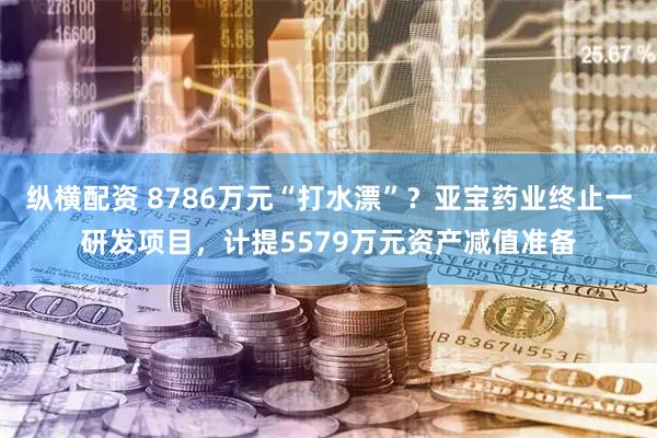 纵横配资 8786万元“打水漂”？亚宝药业终止一研发项目，计提5579万元资产减值准备