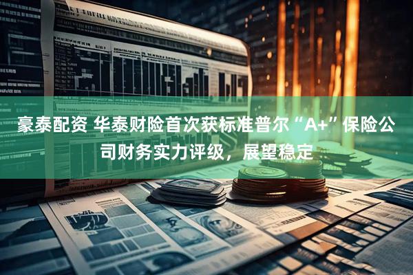豪泰配资 华泰财险首次获标准普尔“A+”保险公司财务实力评级，展望稳定
