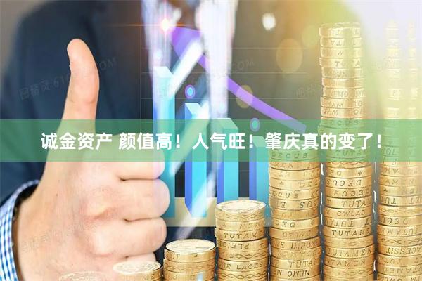诚金资产 颜值高！人气旺！肇庆真的变了！
